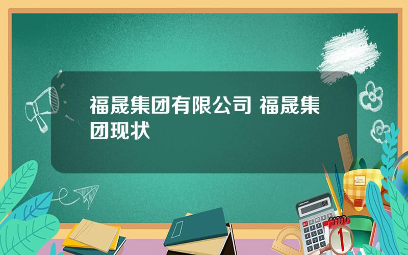 福晟集团有限公司 福晟集团现状